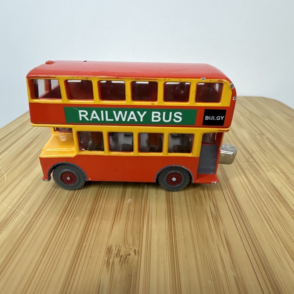 Red Bulgy Thomas the Train Railway Bus Double Decker Tank Engine Friends - Picture 4 of 7